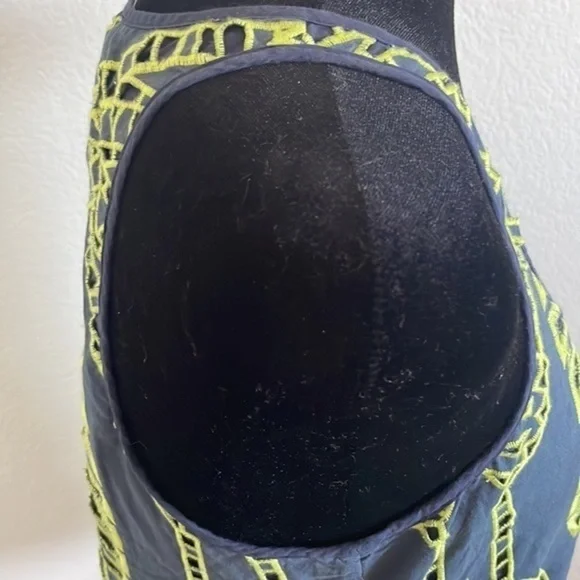 Tart embroidered Neon Green Tank Top - Picture 3 of 6